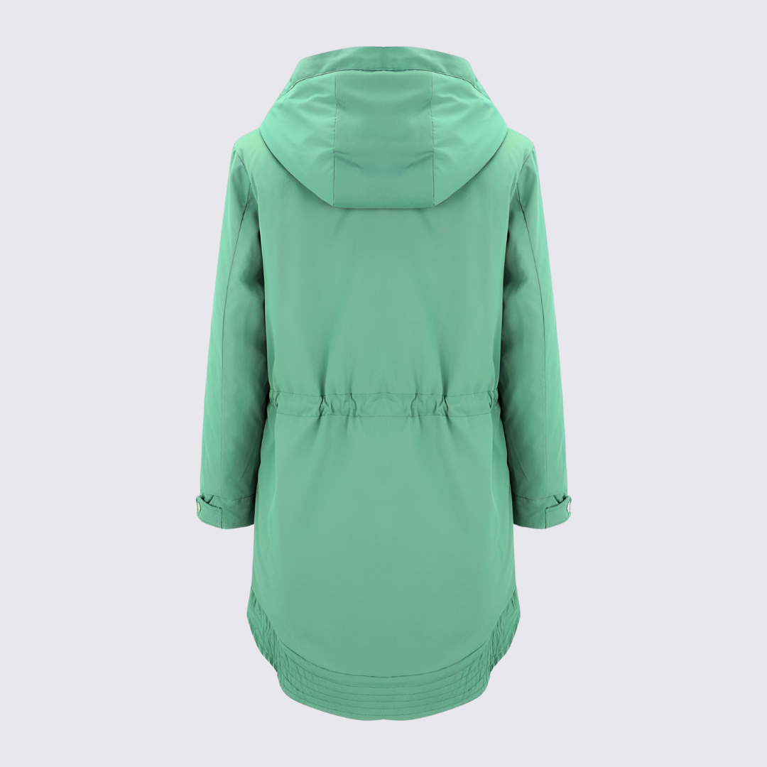 Taillierte Jacke mit Kapuze für Damen