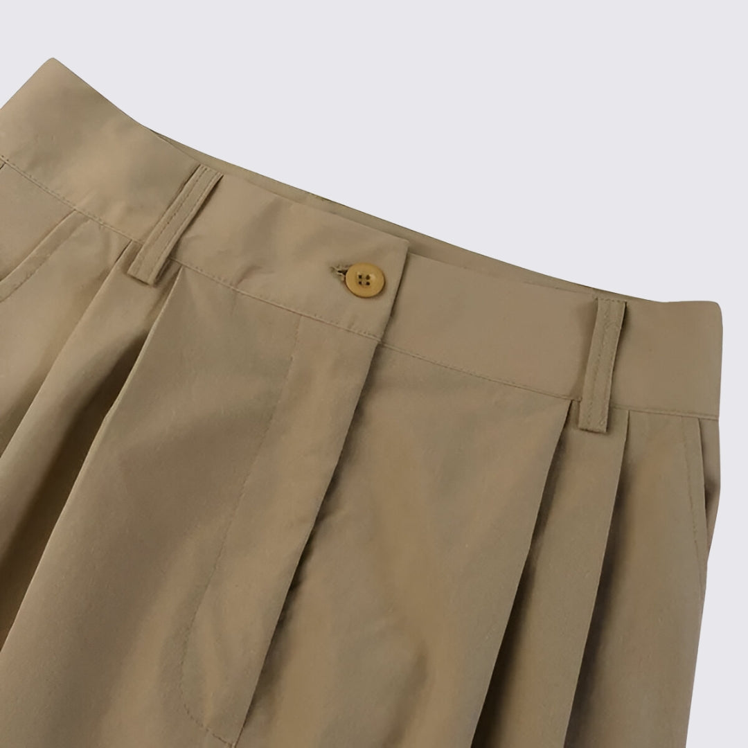 Weit Gerade Hose für Damen