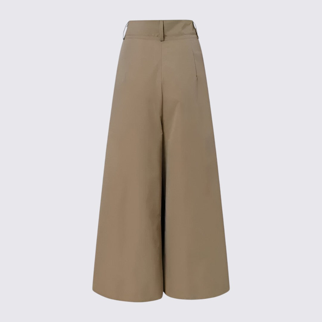 Weit Gerade Hose für Damen